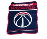 New Original Logo Brands Washington Wizards 50'' X 60'' Game Day Throw Blanket. Fixed Price $14.99.