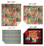 Angels & Ribbon, Bird Houses Musical Home Sewn Fleece Throws/blankets. Fixed Price $24.99.