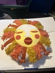 Fringed & Embroidered Sun Throw Pillow Gold - Opalhouse Designed W/ Jungalow. Fixed Price $15.00.