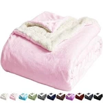 LBRO2M Sherpa Fleece Bed Blanket Queen Size Super Soft Fuzzy Plush Warm Cozy. Fixed Price $95.59.