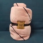 Nwt Victorias Secret Pink 50" X 60" Sherpa Cozy Blanket Script Logo Pattern. Fixed Price $29.99.
