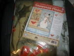 New Susan Winget's Home Sweet Snowman Fleece Blanket 50" X 60". Fixed Price $19.99.