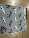 Universal Studios Jurassic Park T-rex Plush Throw Blanket Soft Bedding 68B1. Fixed Price $7.99.