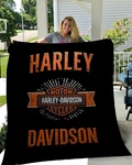Ultra Soft Harley Davidson Motorcycle Blanket Plush Throw Biker B-day Gift. Fixed Price $45.99.