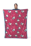Hello Kitty Sweet Bug Throw Blanket New Silk Soft Touch 46 X 60 Pink Bows Bees. Fixed Price $20.39.