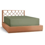 21 Extra Deep Pocket Ultra Soft Fitted Sheet With Corner Straps, Full - Sage. Fixed Price $19.99.