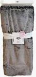 Ugg Mammoth Faux Fur Gray Tipped Oversized 60 70 Plush Throw Blanket Nwt. Fixed Price $139.90.