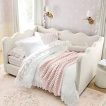 Pottery Barn Teen Cozy Chunky Knit Throw 50" 60" New Ivory Okeo Tex Std 100. Fixed Price $49.99.