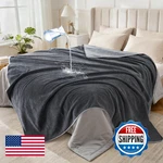Loobani Waterproof Blanket For Bed Couch Soft Coral Fleece Twin 60X80 Reversible. Fixed Price $57.88.
