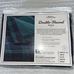 Vermont Country Store Green Blackwatch Plaid Cotton Double-flannel Throw Nwt. Fixed Price $68.39.