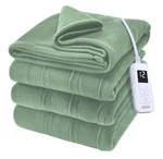 Sunbeam Royal Ultra Fleece Heated Electric Blanket Full Size, 84"X72", Matcha. Fixed Price $44.99.