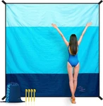 New! Ocoopa Diveblues Beach Blanket Sand Proof 10'X 9' Fits 1-8 Adults Easy Pack. Fixed Price $24.49.