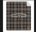 Yellowstone Throw Blanket Sherpa 60 X 70 Dutton Ranch Brand Logo Tv Show Plaid. Fixed Price $30.00.