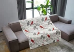 Cardinal Birds Quilted Throw Blanket 50X60 Inch. Fixed Price $32.99.