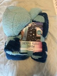 Nemcor Life Comfort Sherpa Fleece Blanket 40X50. Fixed Price $39.99.