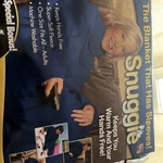 Snuggie Blue W/ Booklight New* Original Tv Blanket + Sleeves Fleece Adult 1-SIZE. Fixed Price $29.99.