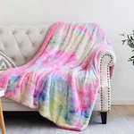 Newcosplay Super Soft Faux Fur Throw Blanket For Couch Light Rainbow Sherpa F.... Fixed Price $37.35.