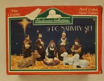 Blackwater Collections 9PC Nativity Set Hand Painted With Box. Fixed Price $20.00.