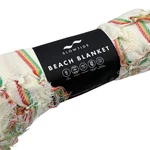 Slowtide Natural Marley X Mystic Oversized Cotton Beach Blanket Cream Striped. Fixed Price $39.99.