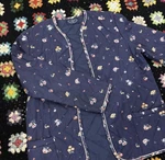 Vintage Avon Country French Fashion Floral Quilted Cardigan Jacket Coat. Fixed Price $49.99.