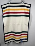 Pendleton Glacier National Park Wool Crib Blanket Multi Stripe 44X31 Throw Nwt. Fixed Price $89.99.