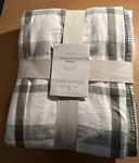 Threshold Full/queen Brushed Cotton Blanket Green Plaid. Fixed Price $45.00.