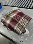 Eddie Bauer Plaid Blanket 48" By 56" - Multi. Fixed Price $45.58.