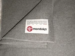 Manduka Wool Yoga Blanket 100% Recycled Fibers Medium Dark Gray 78 X 61. Fixed Price $39.00.