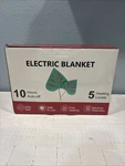 Electric Blanket 50X60 Green Washable And Soft Heat Levels Model Mdv-ebtwin. Fixed Price $29.99.