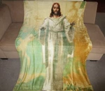 New Jesus Christ Plush Fleece Throw Blanket Spiritual Religious Gift Holy Soft. Fixed Price $14.76.