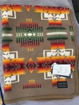 Pendleton Chief Joseph Muchacho Crib Blanket Khaki Made In Usa. Fixed Price $95.90.