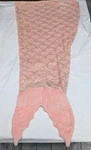 Mermaid Tail Blanket Pillowfort New 66" X 50" Around Opening Pretty Coral Gold. Fixed Price $18.40.