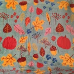Harvest Throw Blanket 50"X 60" Leaves & Pumpkins New W/wrapper Huntington Home. Fixed Price $12.99.