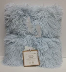 Pottery Barn Teen Recycled Fluffy Luxe Throw Bed Blanket 45 60 Light Baby Blue. Fixed Price $39.99.