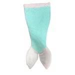 Authentic Kids Plush Fleece Mermaid Tail Blanket Teal Pink. Fixed Price $5.00.