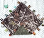 Double Minky! True Timber Camo & Green Taggie Security Blanket, Baby. Fixed Price $18.99.