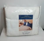 Charter Club Home Full / Queen Mackenzie 100% Cotton White Blanket. Fixed Price $52.00.