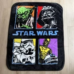 Star Wars 2015 Throw Blanket R2D2 C3PO Yoda Darth Vader 38 X48 Black. Fixed Price $7.99.