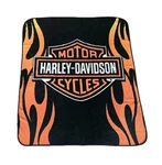 Vintage Harley Davidson Fleece Throw Blanket Fire Flames Motorcycle 4 Ft X 5. Fixed Price $29.95.
