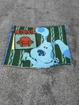 Vintage Blue Clues Throw Blanket 42X54 Nickelodeon Cartoon Tapestry Read. Fixed Price $74.95.