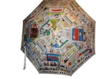 Vtg 39" Comic Strip Star Ledger Umbrella Peanuts Ziggy Dilbert Foxtrot Snoopy. Fixed Price $29.00.