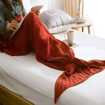 Altatac Mermaid Tail Knit Crochet Warm & Soft Sofa Blankets For Kids -. Fixed Price $9.95.
