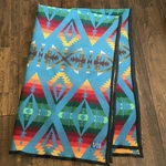 Vintage Beaver State Pendleton Blanket Chief Joseph Turquoise 50" 74". Fixed Price $237.49.