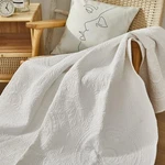 Brandream White Boho Sunflower Medallion Quilt 47 X 60,. Fixed Price $60.62.