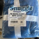 Snuggie Sherpa The Original Blanket With Sleeves Item 24543 Fleece Blue. Fixed Price $15.00.