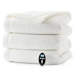 Starbedia Electric Blanket King Size With 100" 90", White-waffle. Fixed Price $127.70.