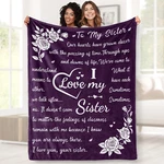 Blankets From Sister, Gifts Sisters, Friend Bestie Birt. Fixed Price $37.67.