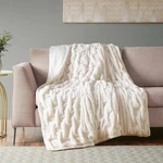 Jla Home Faux Fur Throw, 50 60,BEIGE. Fixed Price $44.90.