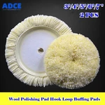 3/4/5/6/7WOOL Polishing Pad 100%NATURAL Buffing Hook & Loop Backing. Fixed Price $23.75.