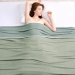 Cooling Blanket Duvet For Night Sweats Absorbs Heat King Size 90" 108" Green New. Fixed Price $35.01.